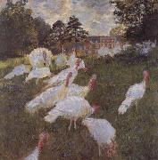 Claude Monet Turkeys oil painting